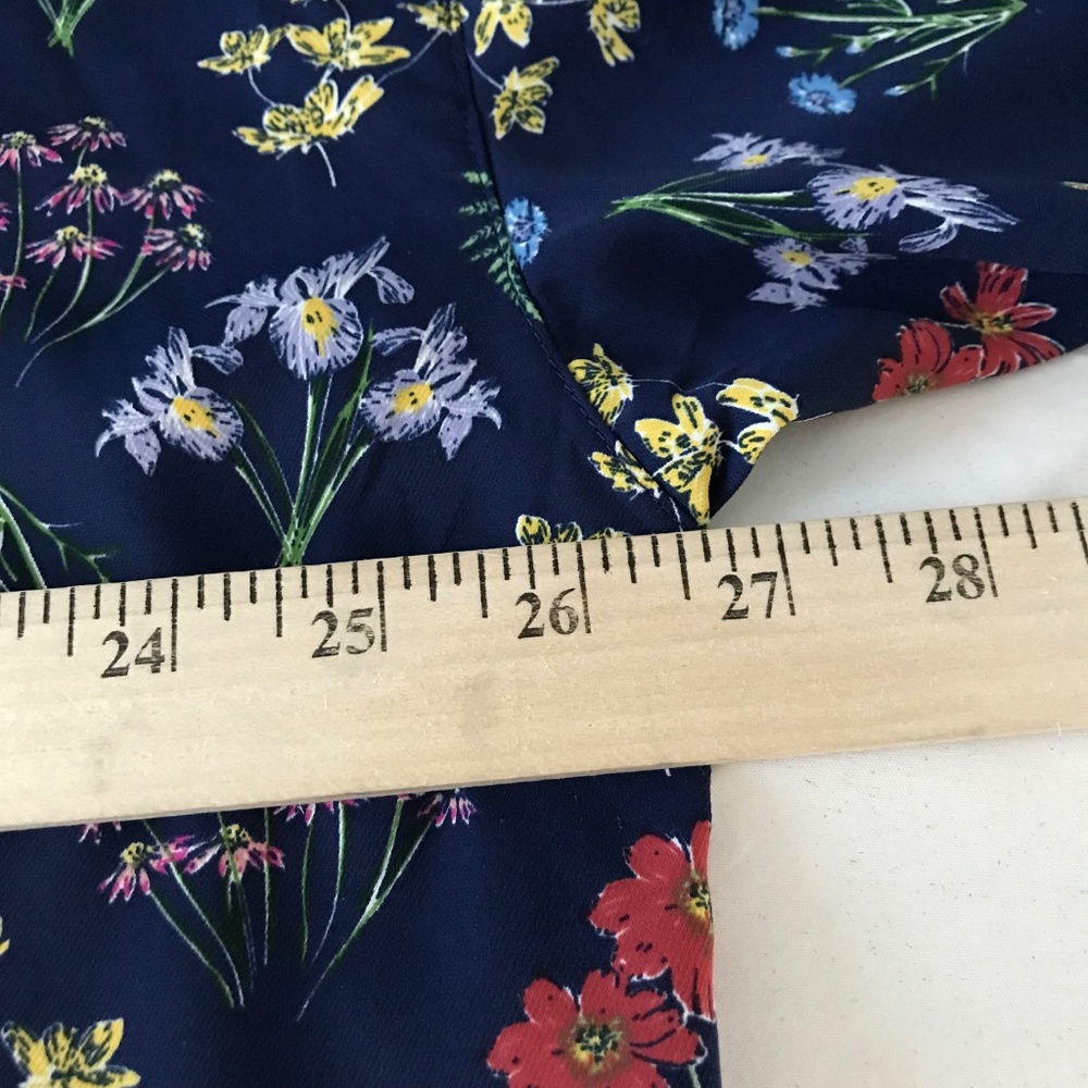 ELOQUII Floral Peasant Long Sleeve Boho Blouse Women’s Plus Size 18 -2X - Picture 10 of 16